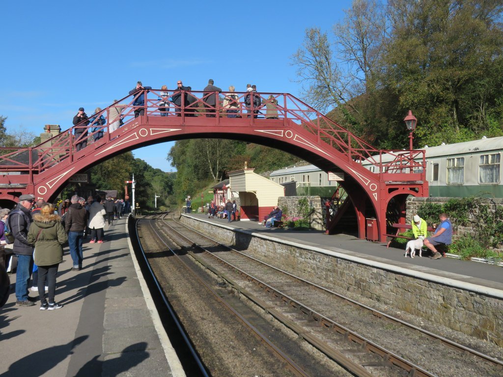 Busy day at Goathland station